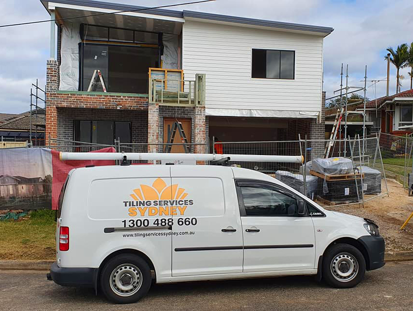 Tiling Services Sydney at Work